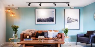 Czeka Cię odświeżenie mieszkania i chciałabyś coś zmienić? Postaw na kolor! błękitna ściana