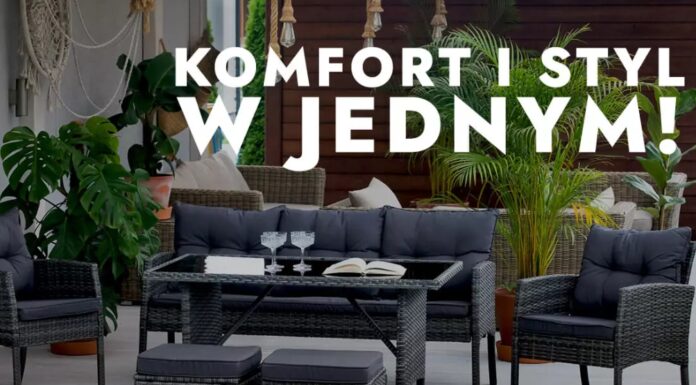 Meble ogrodowe z technorattanu